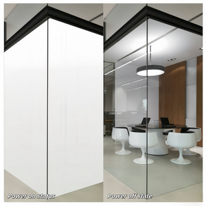Xây dựng màng mỏng thông minh PDLC Ultra High độ phân giải thông minh làm mờ an toàn bộ phim cửa sổ chống nhiệt
