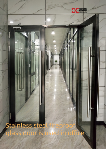 Cửa chống cháy kính inox