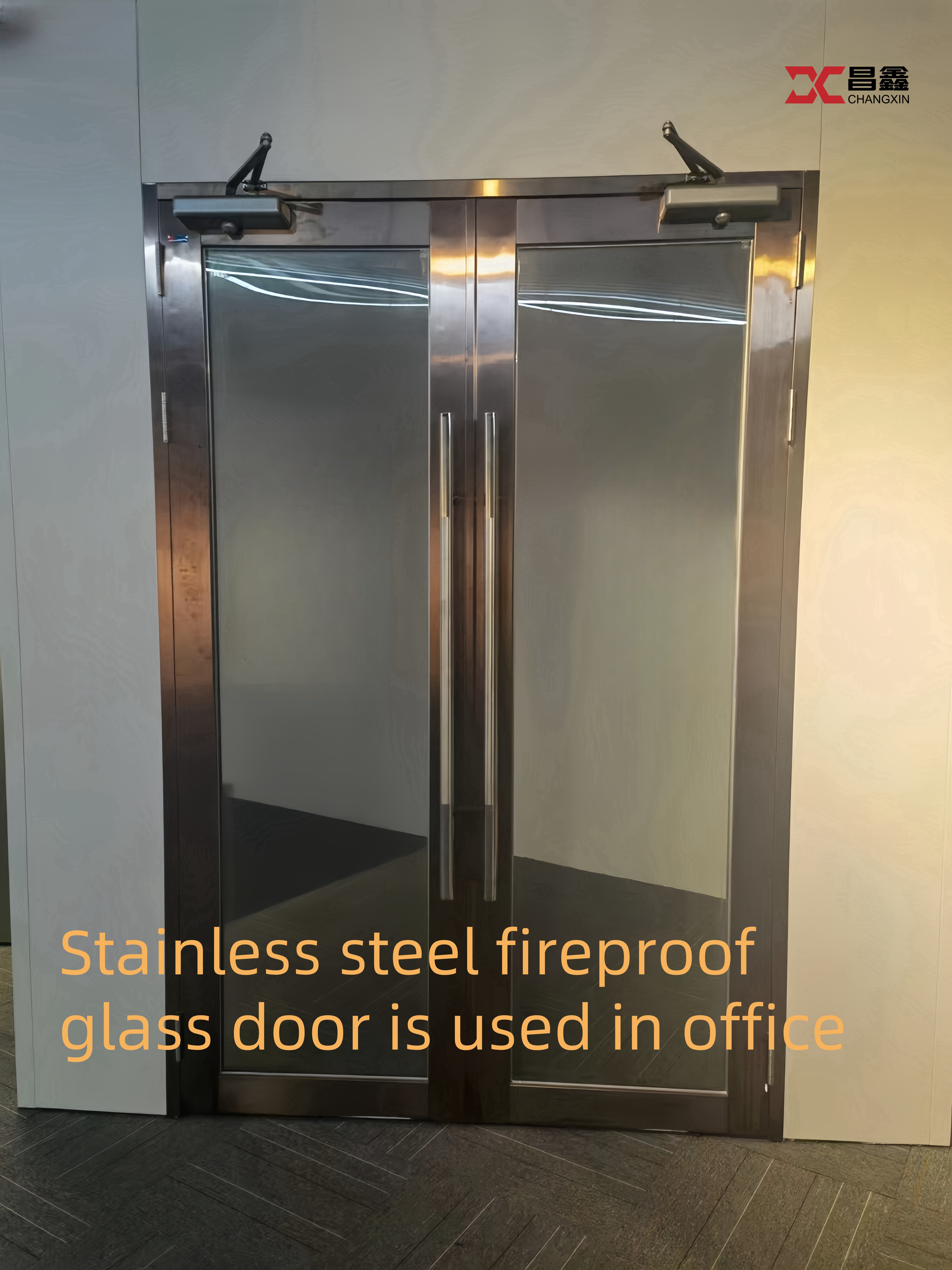Cửa chống cháy kính inox